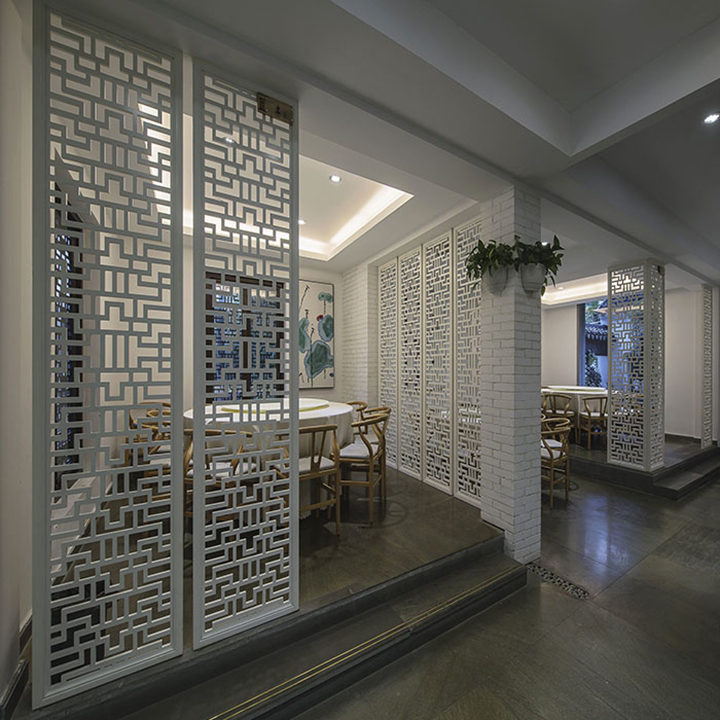 中式鋁窗花工程案例